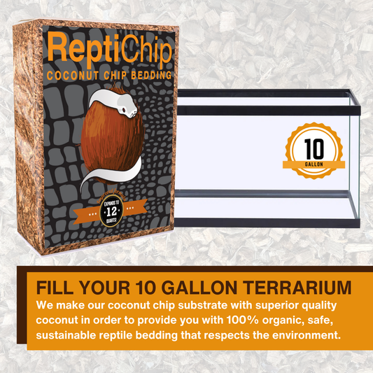 ReptiChip Coarse Coconut Chip Mix; Ready to Use - Scholarly Exotics LLC