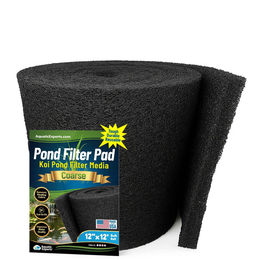 Koi Pond Coarse Filter Pad Black Bulk Roll – Durable Media
