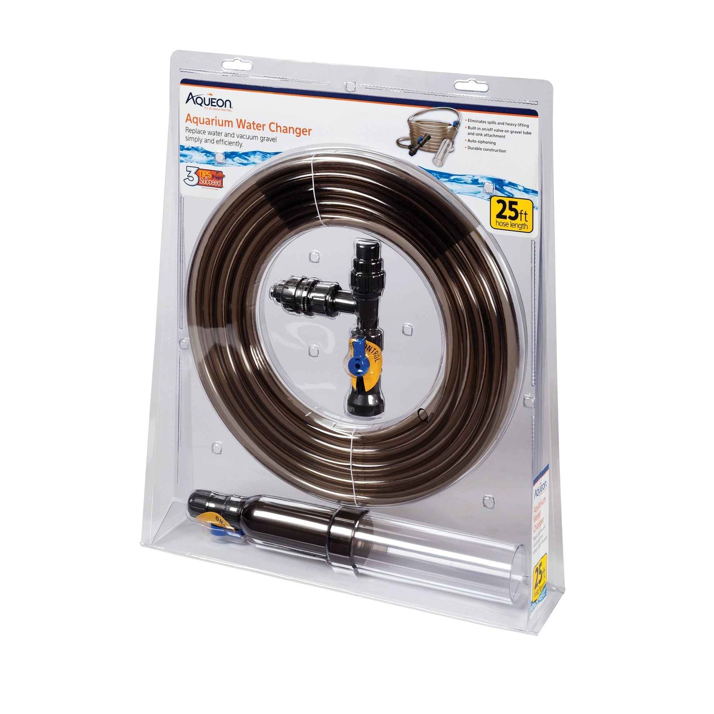 Aqueon Aquarium Water Changer 25' Easy & Efficient Vacuum Gravel Siphon