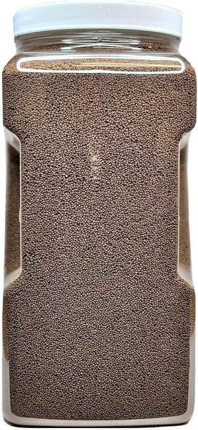 Aquatic Foods Inc. Blackworm Micro .8mm Floating Pellets with Color Enhancers & Vitamins for Discus, Guppies, Tetras, Live Bearers, Baby Cichlids, Baby Koi, All Tropical and Pond Fish...8oz Jar