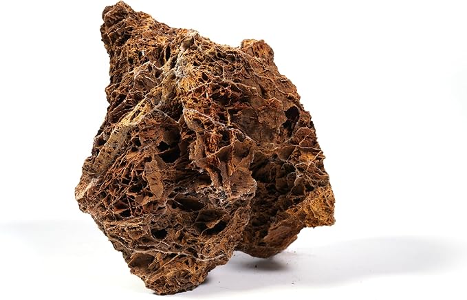 LANDEN Maple Leaf Stone Natural Rocks (18lbs, 3~9 inches,9pcs) for Aquarium, Paludarium, Terrariums, Decorative of Forest Creeks, lakesides, and Streams