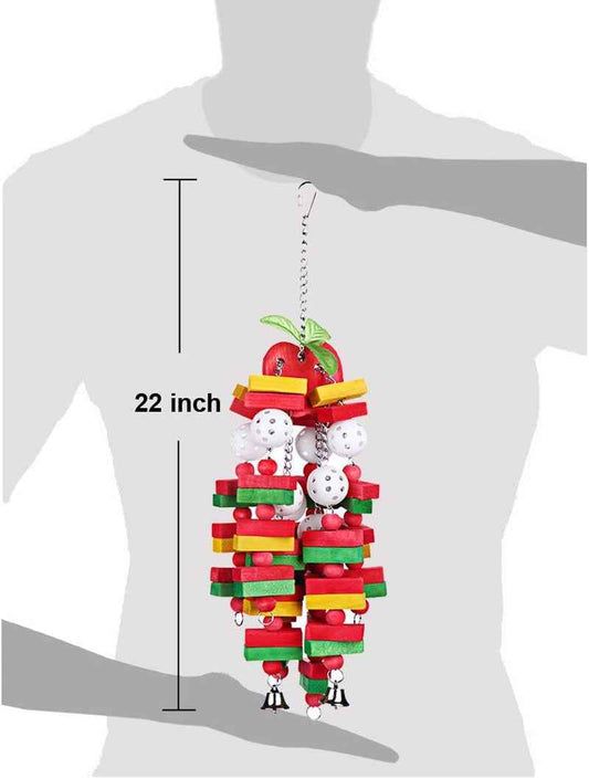 Bird Chewing Toy for Medium & Large Birds 22"