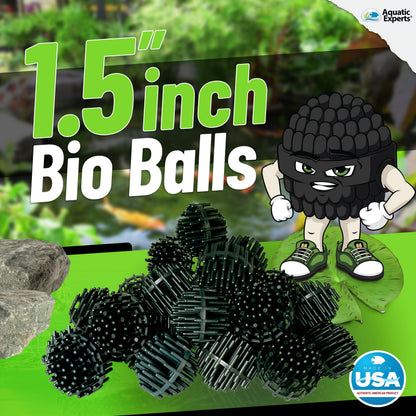 Clear & Healthy Pond Bundle - Carbon Filter, Bio Balls & Pad Kit