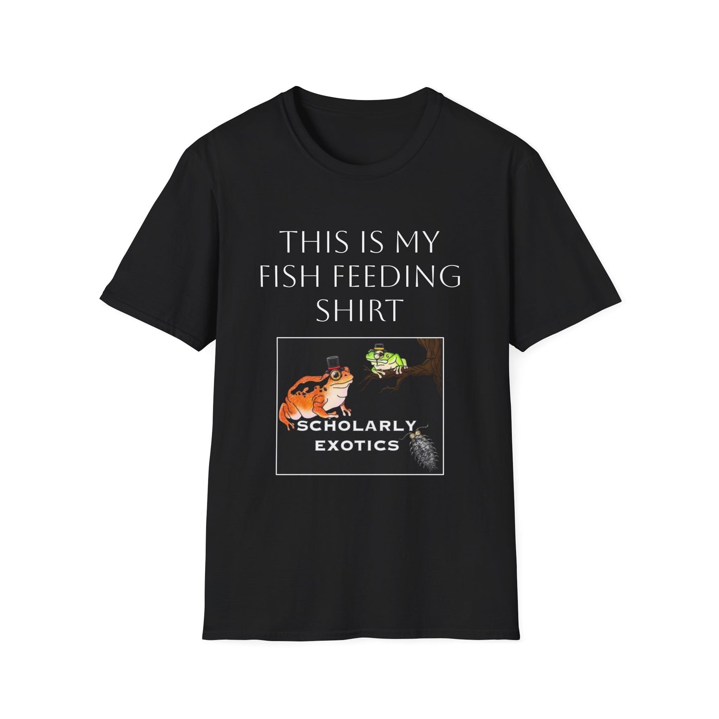 Scholarly Exotics Fish Feeding T-Shirt