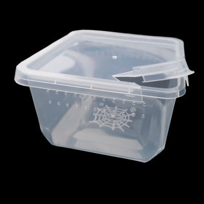 Clear Micro Hatchling & Invertebrate Enclosures with Easy-Feed Ports