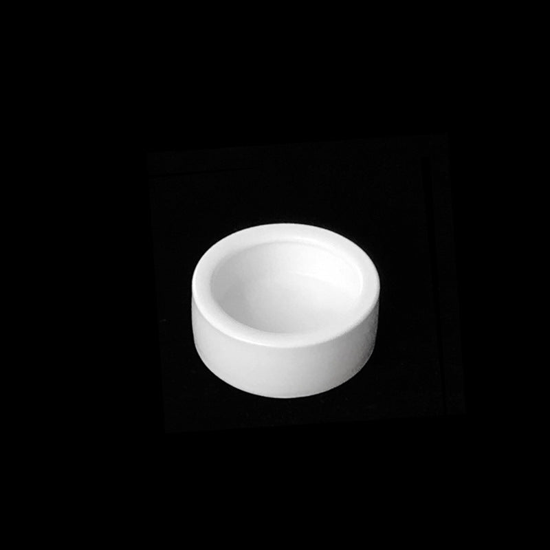 Escape-Proof Ceramic Dish for Worms & Live Feeders