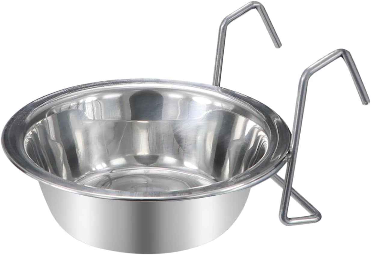 Pet Bowl Stainless Steel Hanging Food Water Bowls