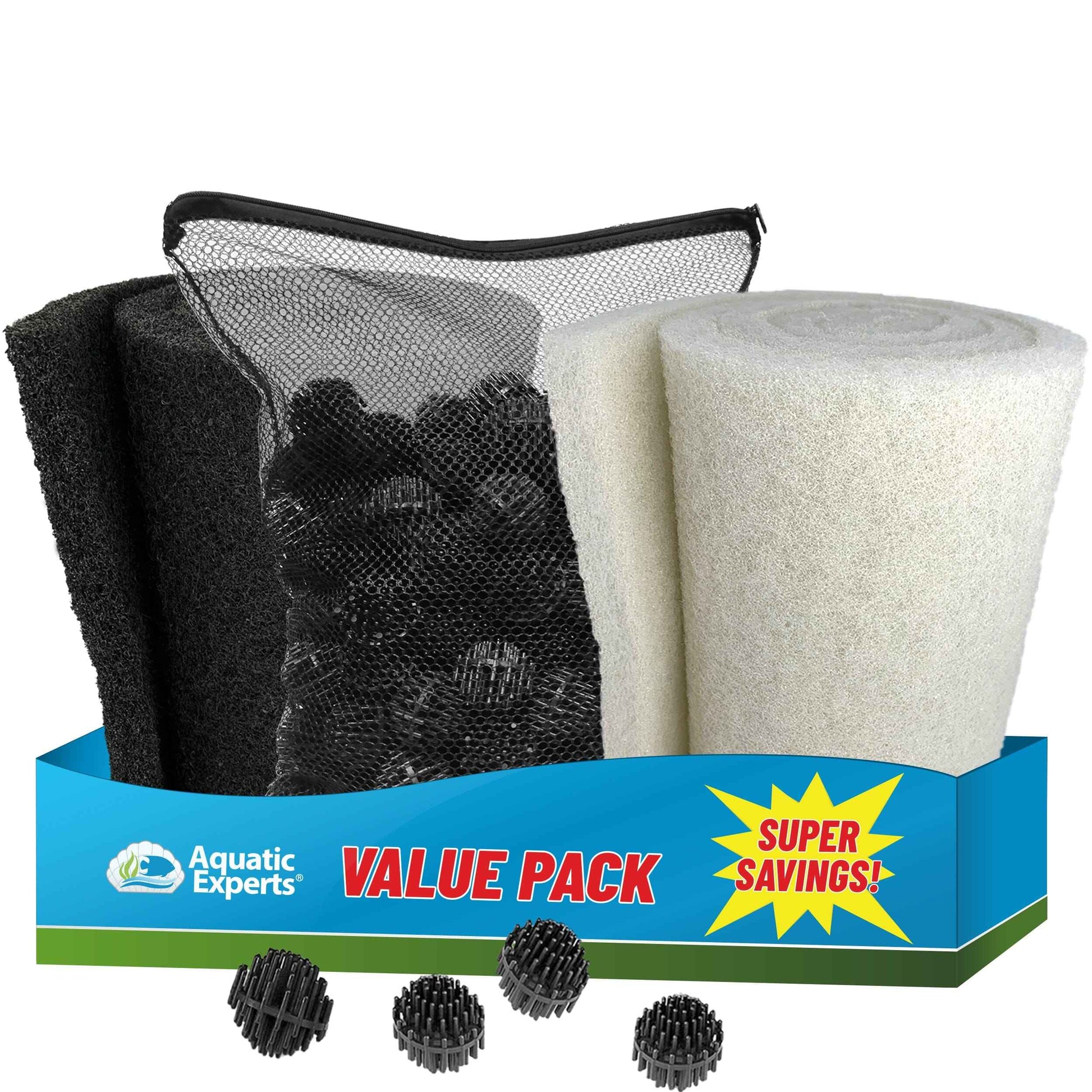 Koi Pond Coarse Filter Pad Black Bulk Roll – Durable Media