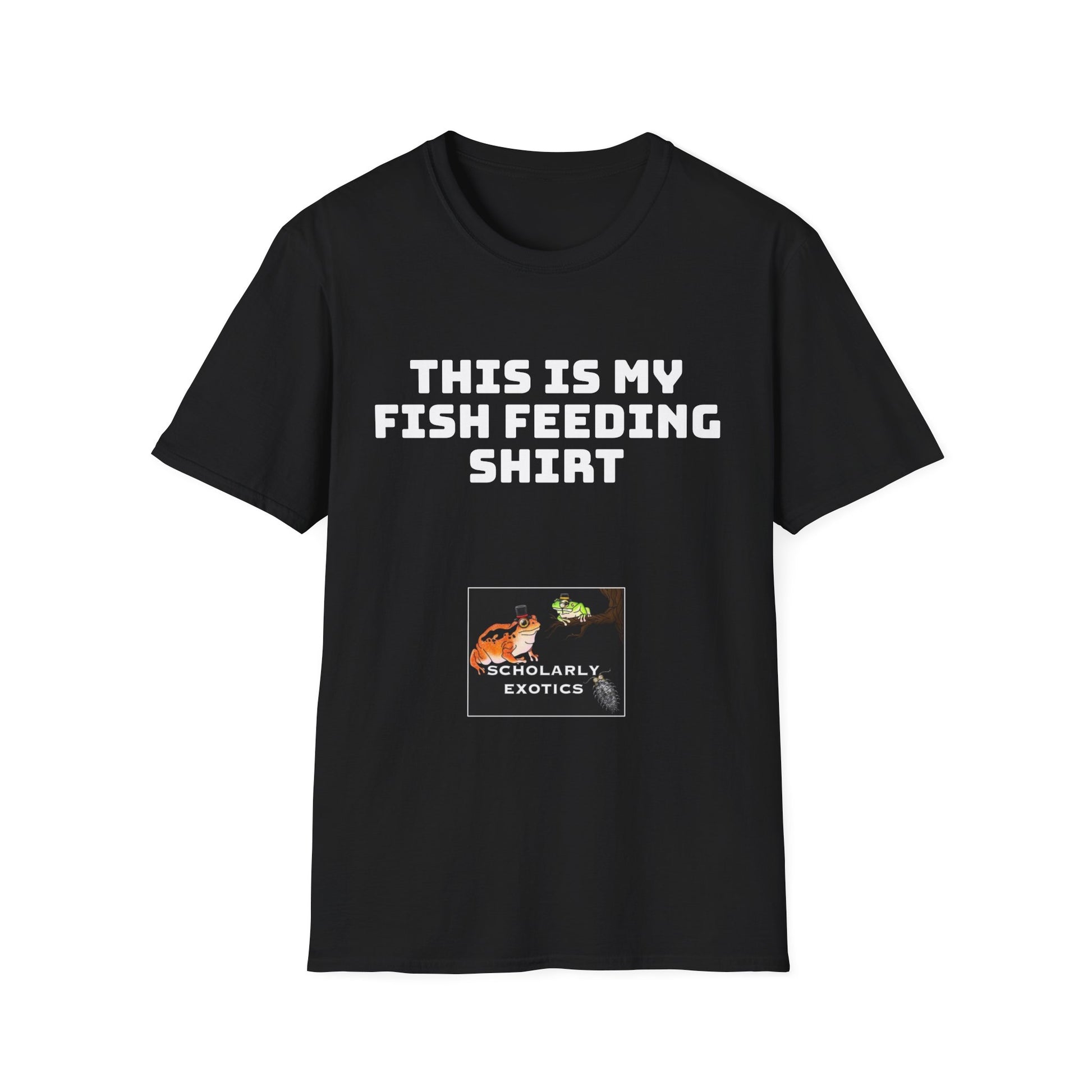 Scholarly Exotics "Fish Feeding" T-Shirt - Scholarly Exotics LLC