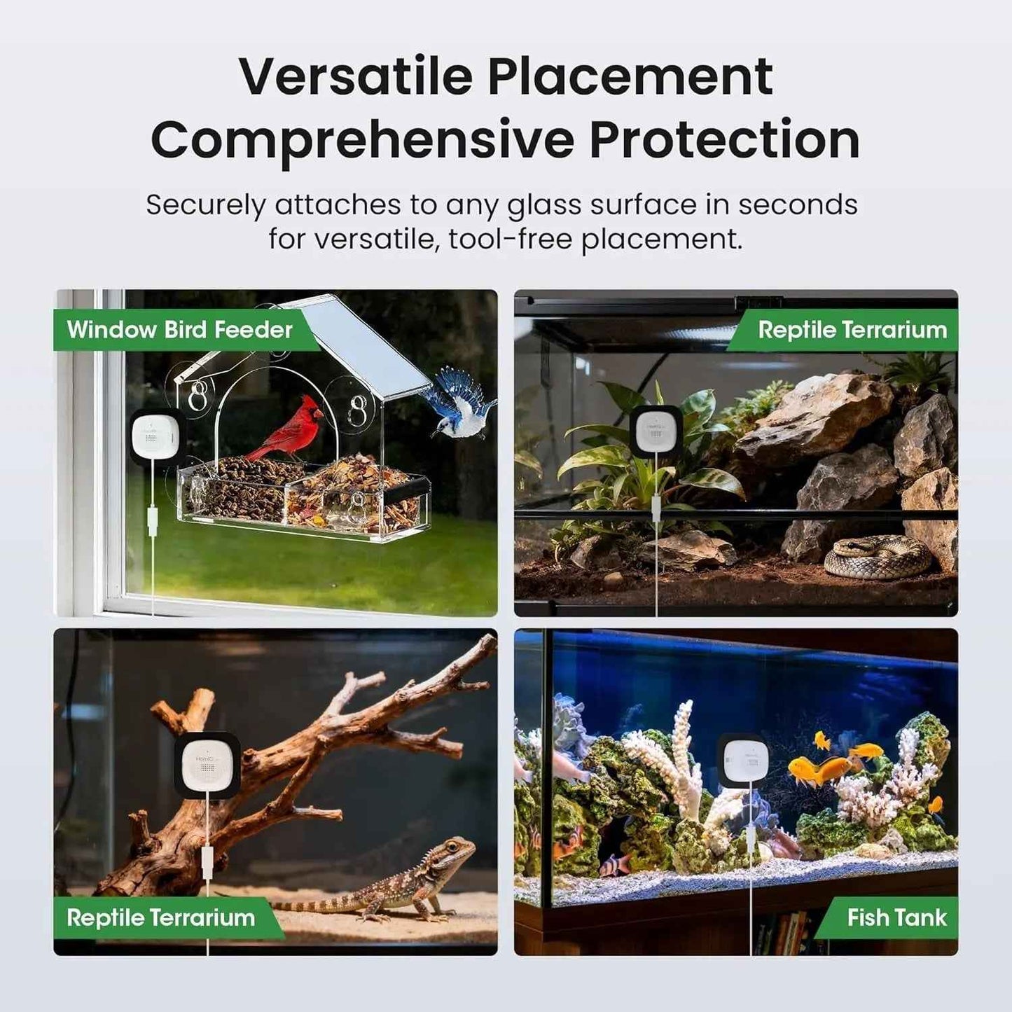 3MP 2K Aquarium & Terrarium Pet Camera w/ Night Vision & Smart Alerts