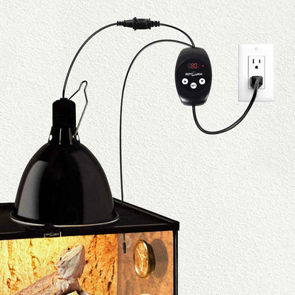 Reptile Thermostat PID Dimming Controller Digital Heat Lamp Temp Control 300W