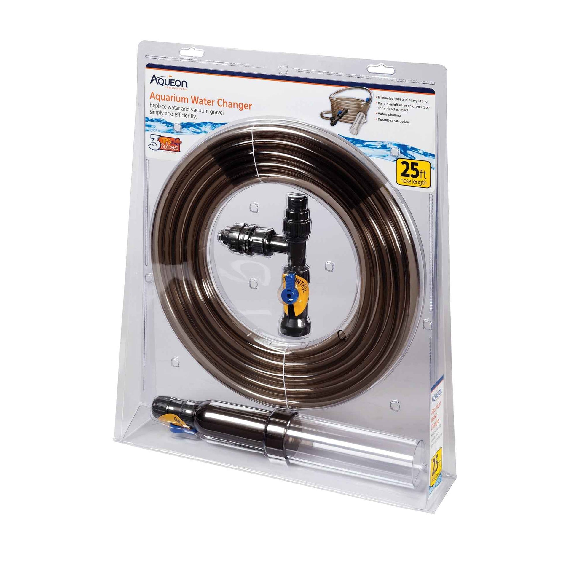 Aqueon Aquarium Water Changer 25' Easy & Efficient Vacuum Gravel Siphon