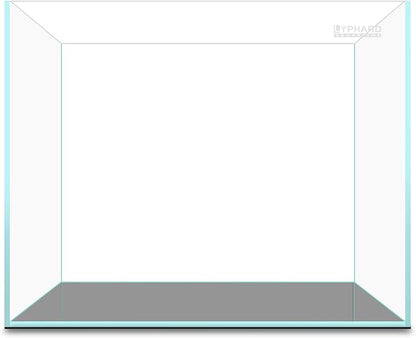 3.5 Gallon Rimless Aquarium, Ultra Clear Low Iron Nano Fish Tank for Bettas, Shrimp, L15×W5.5×H9.8 Glass Thickness 5mm with EVA Foam Leveling Mat