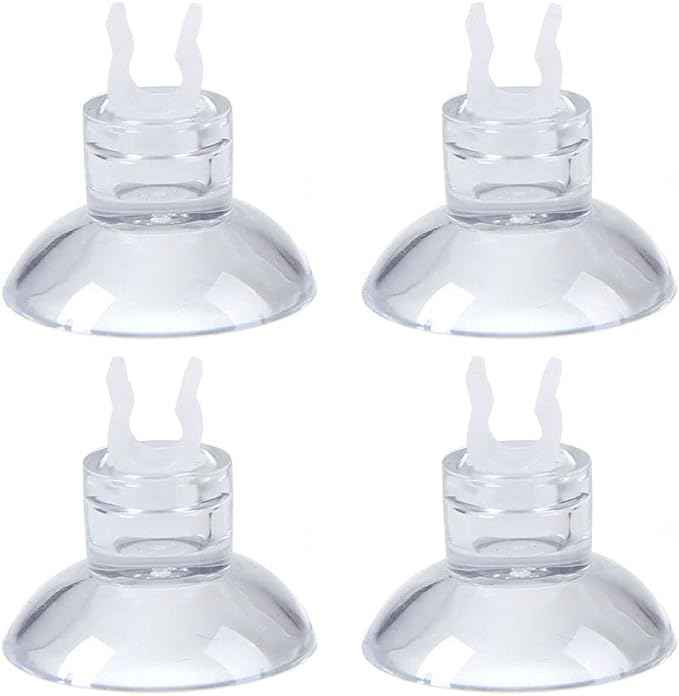 ALEGI 4pcs Large Aquarium Sponge Filter with Suction Cups, Check Valves (X-Large for 40-80 Gal 4 Pcs)