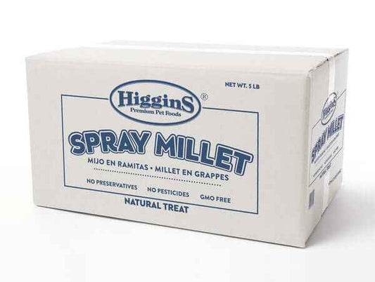 Higgins Spray Millet Bird Treats Non-GMO Natural Foraging All Birds 5lbs.