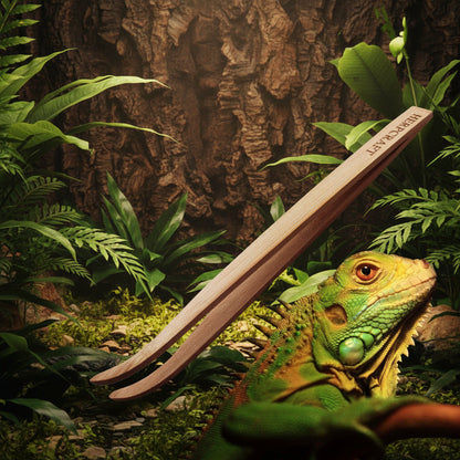 Bamboo Reptile Feeding Tongs