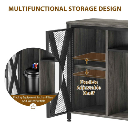 40-50 Gallon Fish Tank Stand with Power Outlets