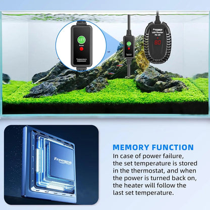 50W Submersible Aquarium Heater with External Temp Controller