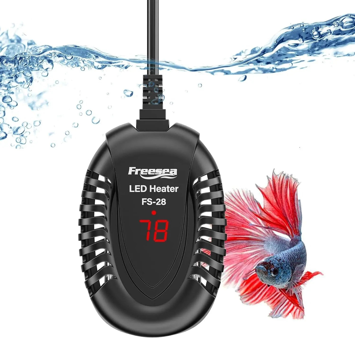 50W Submersible Aquarium Heater with External Temp Controller