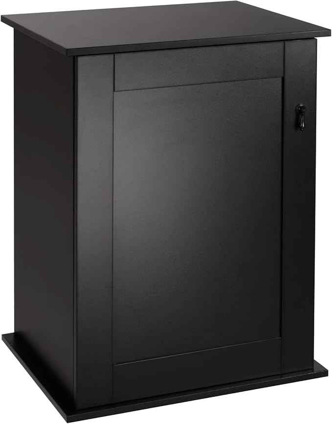 REPTIZOO Reptile Terrarium Stand Wooden Terrarium Cabinet with Storage and Adjustable Shelf, Reptile Tank Stand for 24”Wx18”D Terrarium, Aquarium Stand Fish Tank Stand (Stand Only)
