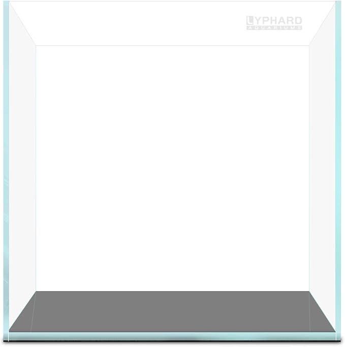 Tall Rimless Aquarium 9.5 Gallon with EVA Foam Leveling Mat