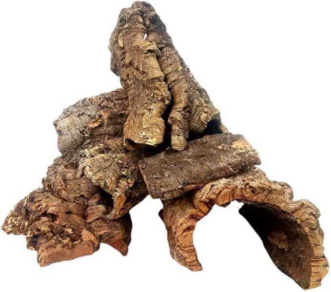 1 LB All Natural, Sustainably Sourced Cork Bark for Reptiles, Terrariums