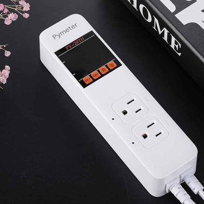 Temperature and Humidity Controller Reptile Thermostat Pre Wired Dual Controlled Outlets Heater