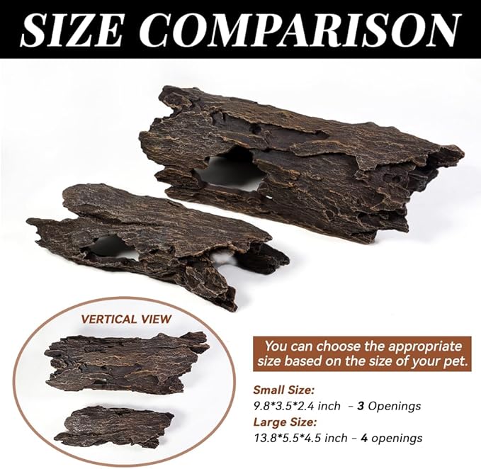 Fallen Log Aquarium Fish Tank Decoration