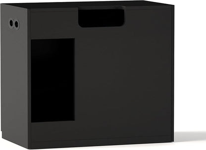 LANDEN 35" Black Modern Aquarium Wooden Stand
