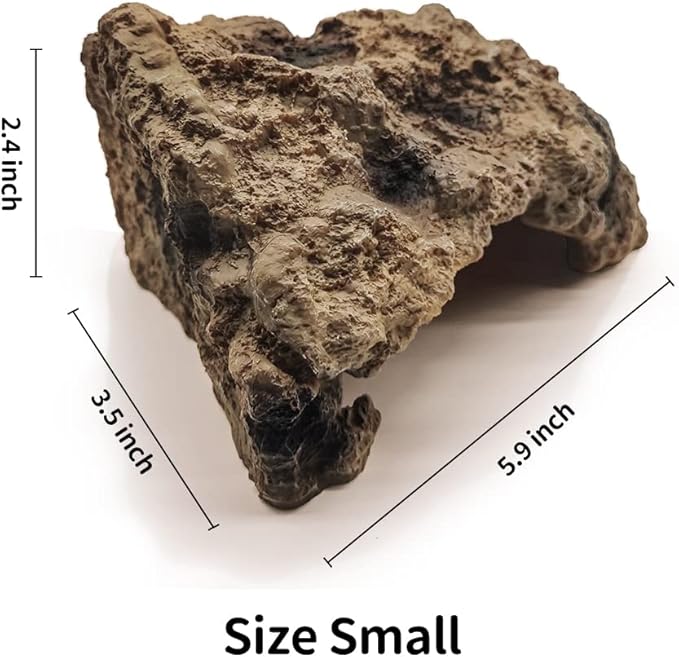 Reptile Rock Cave Hideouts for Terrarium, Habitat Décor