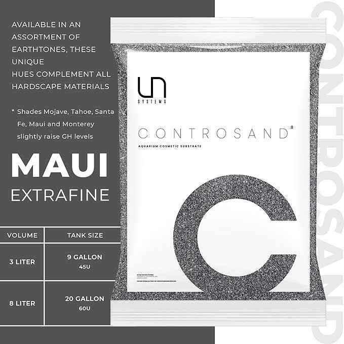 Ultum Nature Systems Controsand Maui Aquarium Gravel (3L) - Small Pebbles for Fish Tank - Planted Rocks - Substrate - Versatile Stones