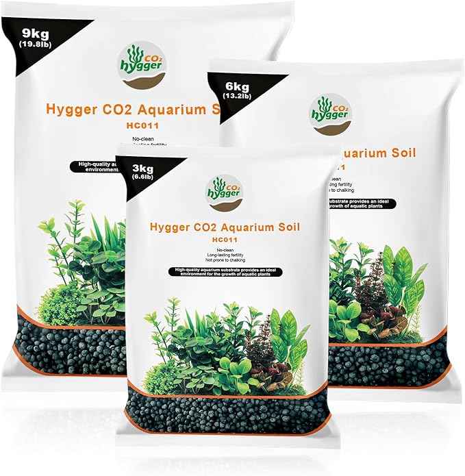 Shrimp Soil Water Grass Mud for Aquarium Fish Tank Aquascaping - Aquarium Substrate Soil for Shrimp Breeding and Plant Growth, No Washing Needed(6.6, Pounds)