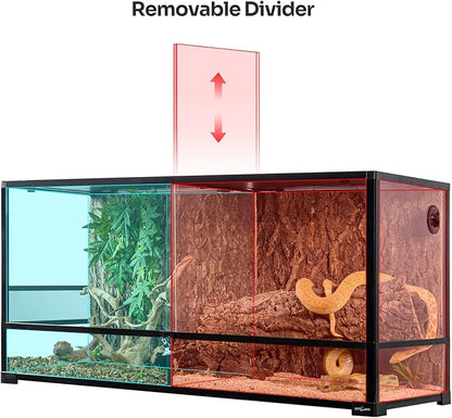 88 Gallon Large Reptile Terrarium (Dual Habitat Option)