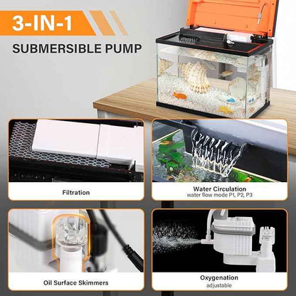 hygger Smart Aquarium Starter Kit, Glass Fish Tank with 24/7 Mode Light, Heater, Water Pump, Filter Media, Auto Feeder,Water Changer, Cleaning Tool, Fishing Net,Timer Automatic Switch (10 Gallon)