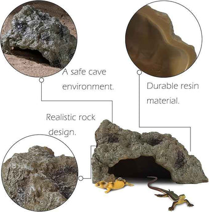 Resin Rock Hide Cave- Small