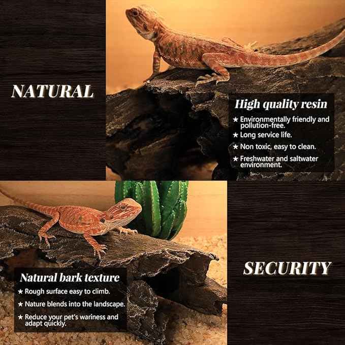 Fallen Log Aquarium Fish Tank Decoration