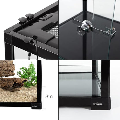 84 Gallon Extra Large Reptile Habitat (Dual Habitat Option)
