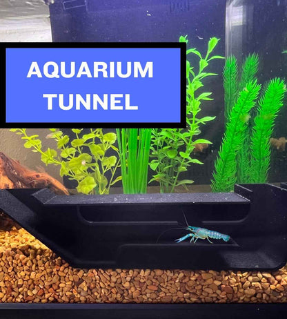 Chatelet REEFSHAPE Aquarium X-Large Underground Tunnel | Fish & Shrimp Hideout for Aquariums | Unique Underground Viewing Tunnel | 9.75" X 2.5" | Made in USA (XL)