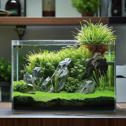 3 Gallon Fish Tank, Easy to Maintain Small Aquarium