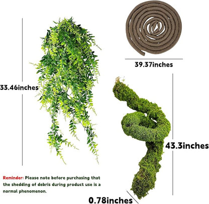 Flexible Rainforest Vines with Moss Set