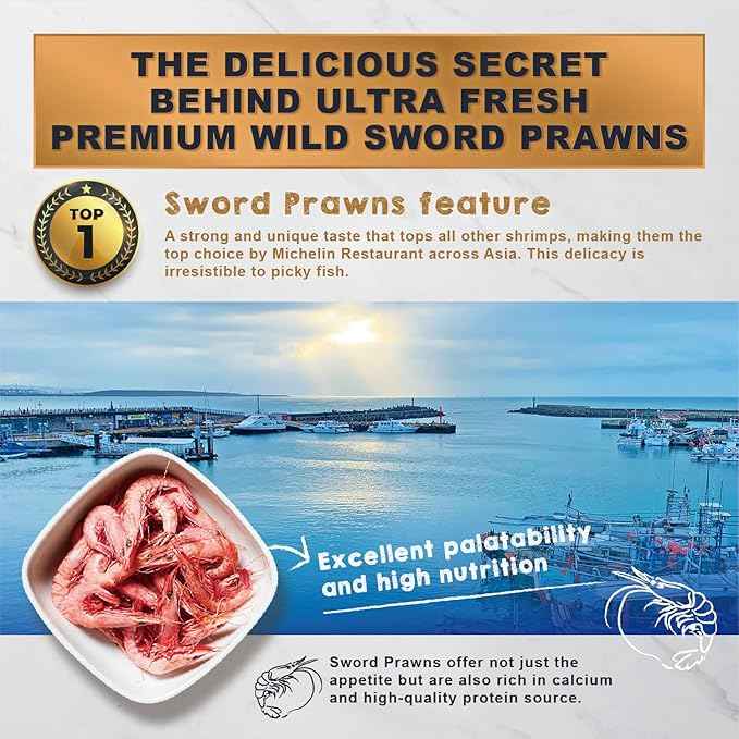 Ultra Fresh Algae Wafers Pleco Food, Spirulina & Algae, Sword Prawns, Balanced Diet, Color Enhancing, All Natural Ingredients, for Algae Eaters, Bottom Feeders, Vegetables Shrimp Pie, 5.11oz