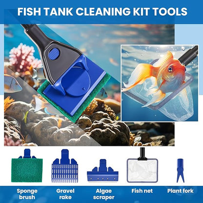 Aquarium Fish Tank Cleaning Tool Kit