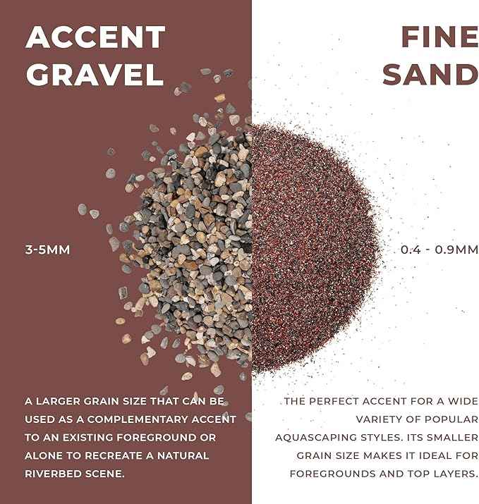 Ultum Nature Systems Controsand Pacifica Gravel (8L) - Small Pebbles for Fish Tank - Planted Aquarium Rocks - Fish Tank Substrate - Aquarium Pebbles - Versatile Fish Tank Stones