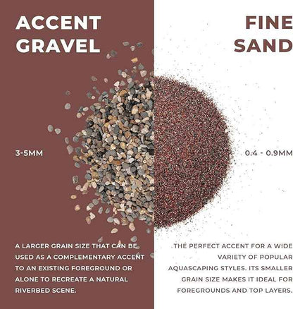 Ultum Nature Systems Controsand Pacifica Gravel (3L) - Small Pebbles for Fish Tank - Planted Aquarium Rocks - Fish Tank Substrate - Aquarium Pebbles - Versatile Fish Tank Stones
