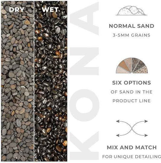 Ultum Nature Systems Controsand Kona Aquarium Sand (8L) - Freshwater Tank Substrate for Live Shrimp & Planted Aquariums