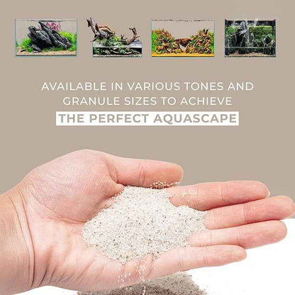 Ultum Nature Systems Controsand Bora Aquarium Sand (8L) - Freshwater Tank Substrate for Live Shrimp & Planted Aquariums