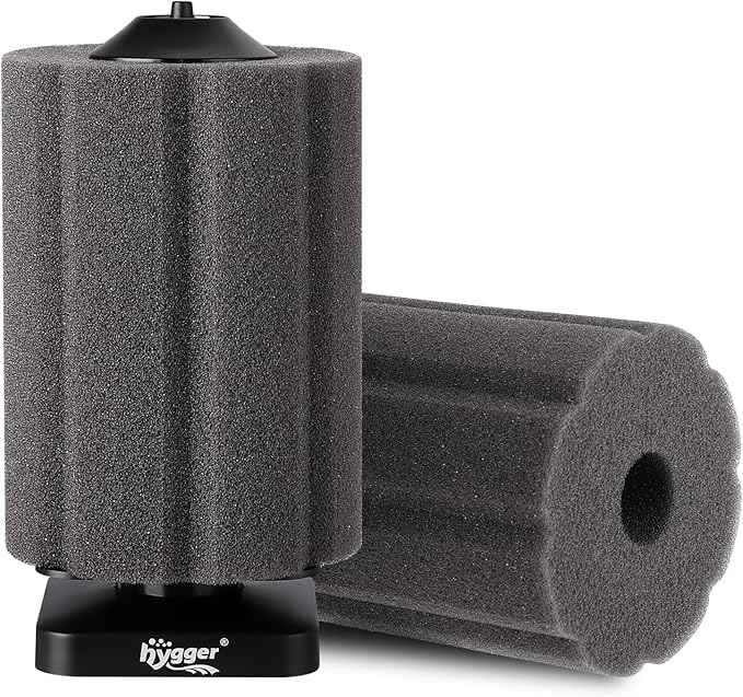 hygger Fine Sponge Filter for Aquarium 30~75 Gallons Fish Tank Filter Betta Breeding Fry Shrimp Snails Air Powered Filters