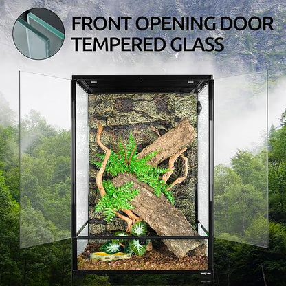 90 Gallon Reptile Terrarium 24" x 24" x 36"