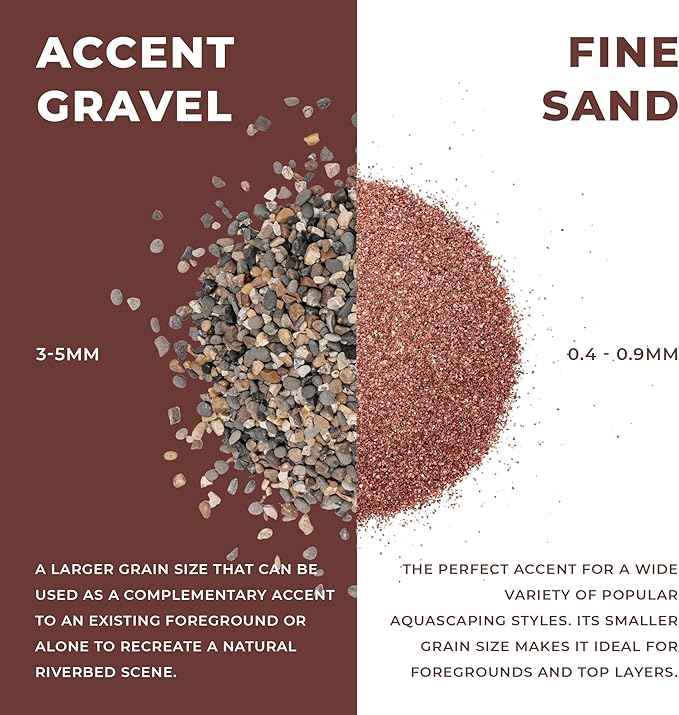 Ultum Nature Systems Controsand Morocco Gravel (3L) - Small Pebbles for Fish Tank - Planted Aquarium Rocks - Fish Tank Substrate - Aquarium Pebbles - Versatile Fish Tank Stones