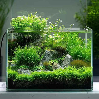 3 Gallon Fish Tank, Easy to Maintain Small Aquarium